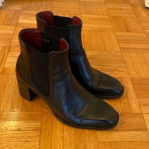 Zara square toed boots